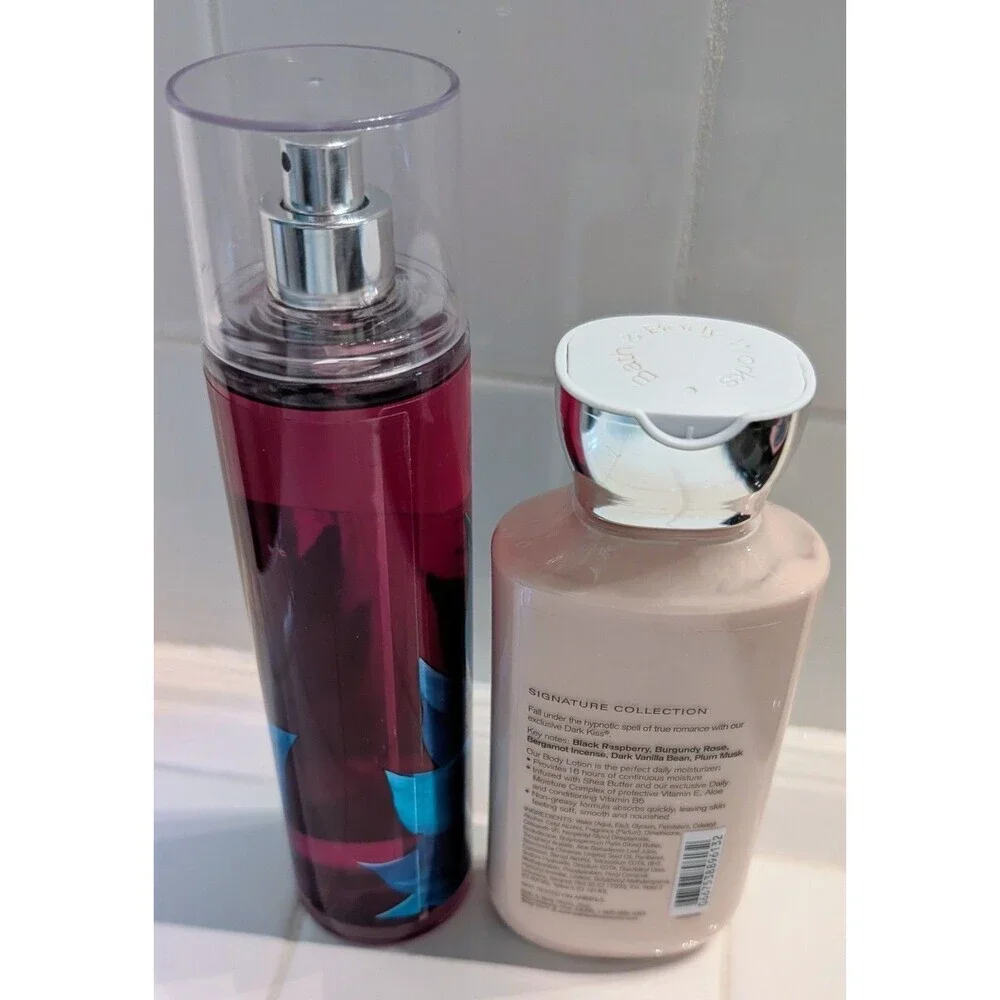 Rare Retired Bath & Body Works Dark Kiss Fine Fragrance Mist 8oz NEW